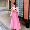 Pink Super Fairy Suspender Skirt Female Summer 2026 New French Style Popular This Year Sweet Holiday Style Dress Long Dress