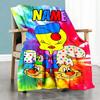 Warner (17) Customize Text Blanket Cozy Personalized Blanket Soft Warm Cozy Versatile for Living Room Office Couch Seaside Ideal for All Seasons