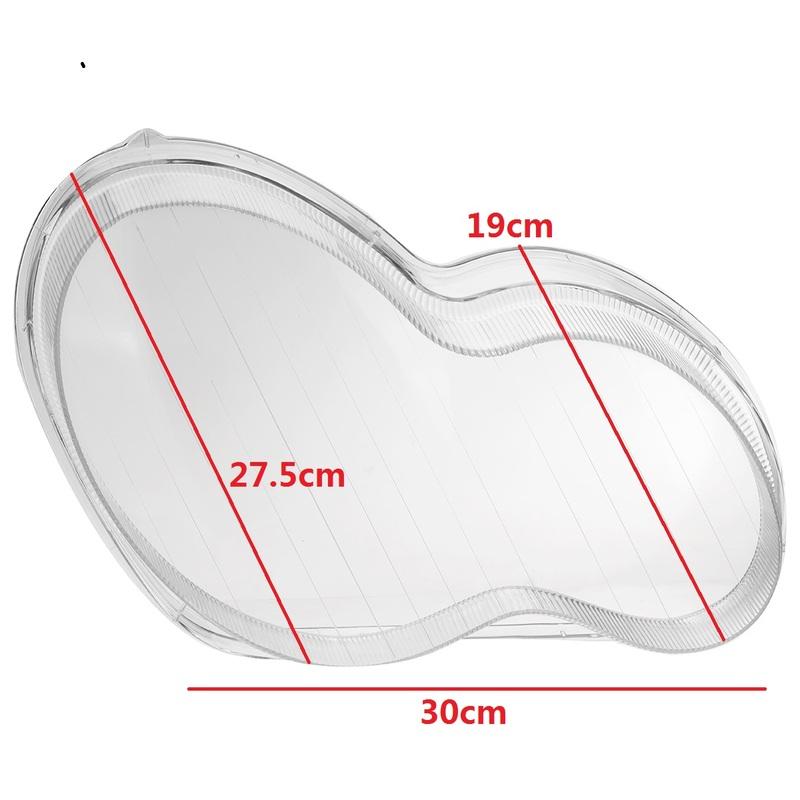 Car Headlight Clear Lens Lamp Shade Cover For Mercedes Benz C-Class W203 4-Door 2001-2007 Headlamp Shell Lenses Car Accessories