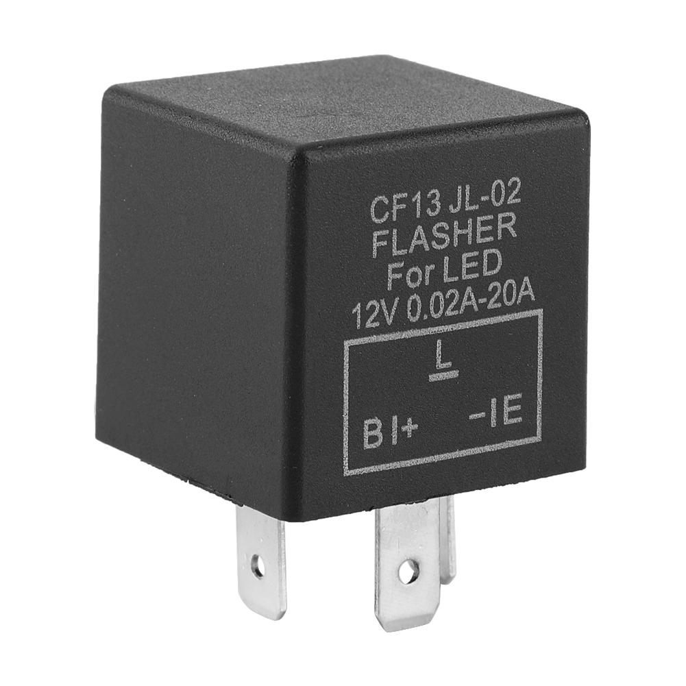 Electronic LED Adjustable Flasher Relay For Turn Signal Light Blinker FLL002 CF13 JL 02