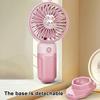 Cartoon Animal Handheld Fan 3 Speed Adjustable USB Rechargeable Summer Cooling Fan with Phone Holder Portable Travel Mini Personal Desk Fan