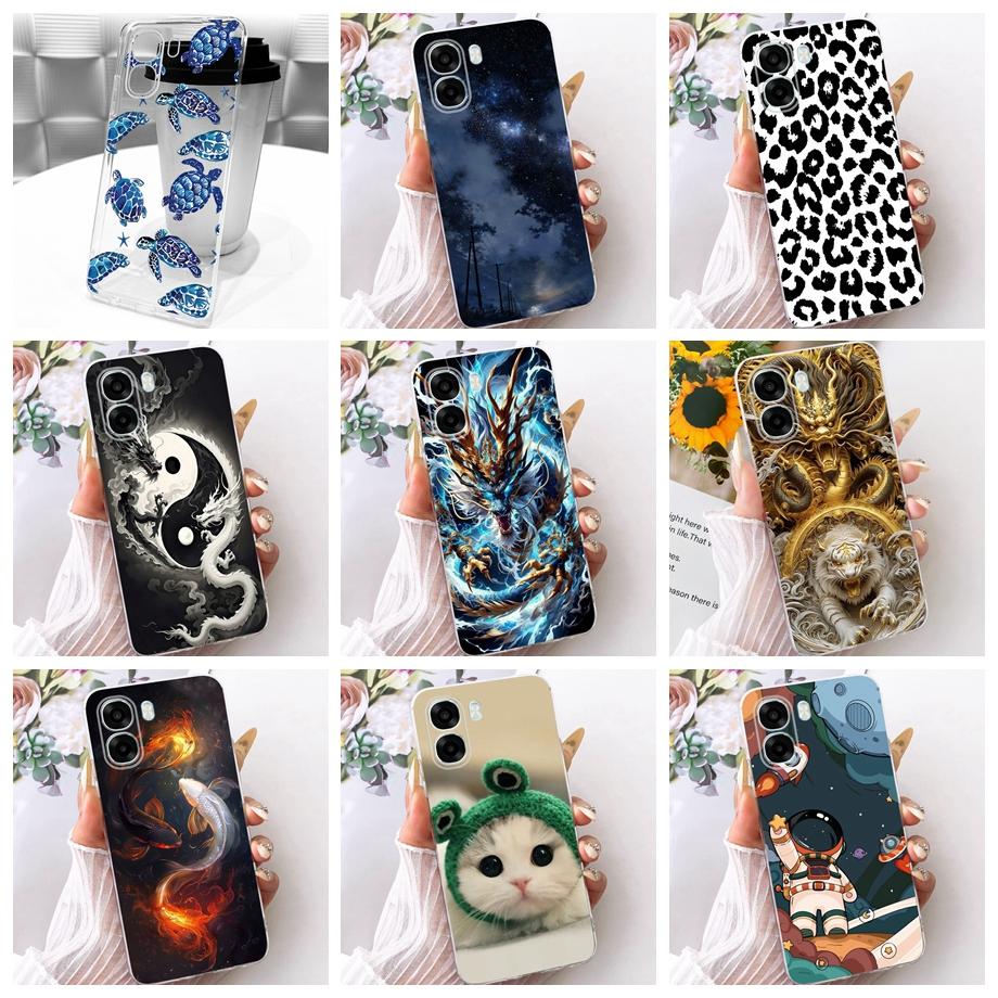 Cool Style Cartoon Fashion Phone Case For Oppo A6x A6s A6t A6 4G 5G / Oppo A6T Pro 4G Fundas Clear Soft Silicone Coque Cover