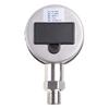 Digital Hydraulic Industrial Pressure Gauge Lower Mount Battery Powered Large LCD Dispaly Reset Function 5 Units Durable