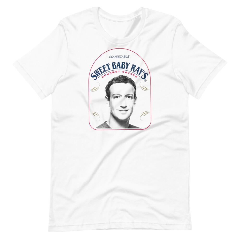 Sweet Baby Rays Mark Zuckerberg Parody Tee Short-Sleeve Unisex T-Shirt Unisex T-Shirt S