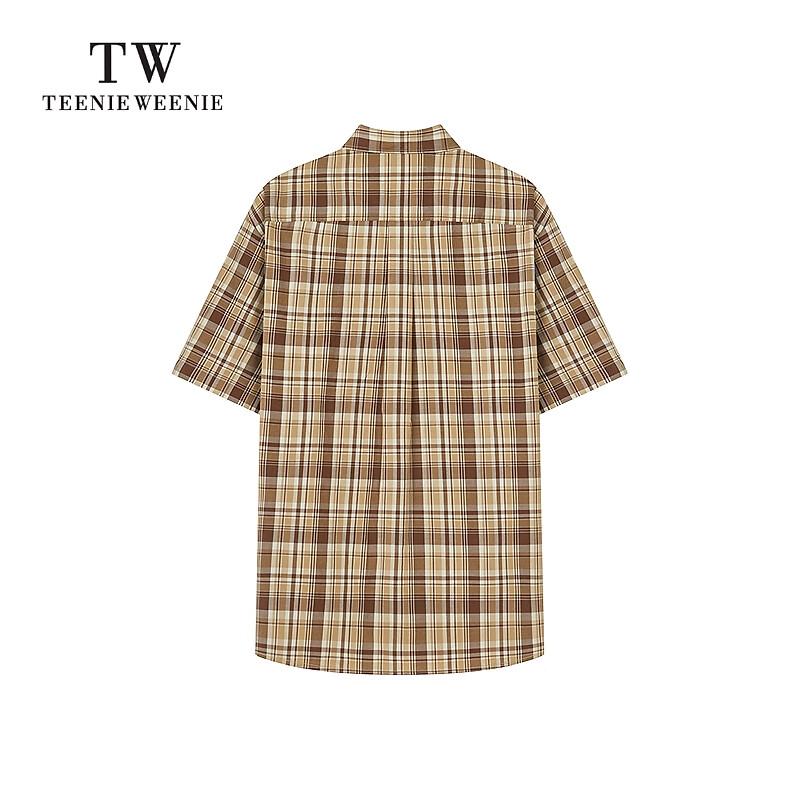 Teenie Weenie Men s Plaid Short-Sleeve Shirt XL