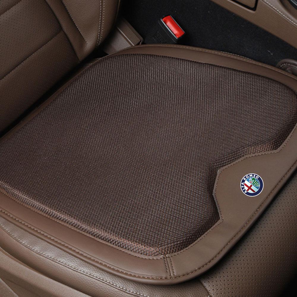Universelle Autositzbezüge für alle Jahreszeiten, rutschfest, weich, bequem für Alfa Romeo 159 156 164 166 Stelvio Giulietta MiTo Giulia