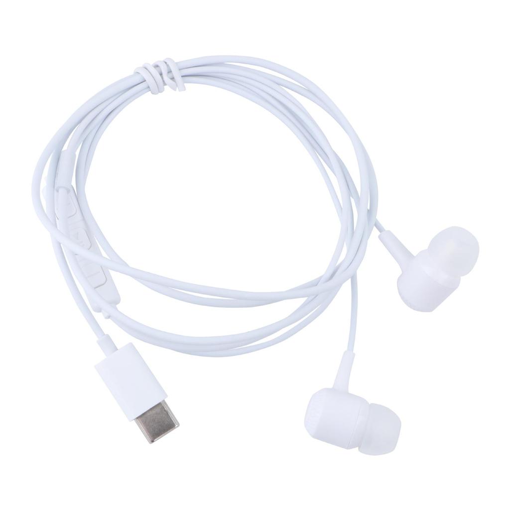 Type-C Wired Earphones with Microphone - Compatible with Mobile Phones, Customizable Logo Option, Ideal for Gifts and Calls