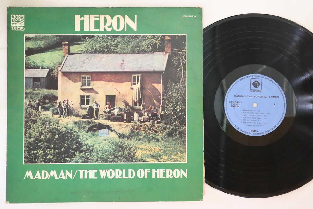 Виниловая пластинка HERON Madman The World Of Heron UPS597Y DAWN 1974 Япония Рок Б/у