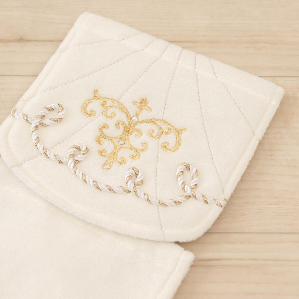 Senko NYNAS Romance Shell Paper Holder Cover, Ivory, 60160