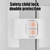 Kids Safety Cabinet Lock Drawer Door Lock For Baby Child Infant Anti-Pinching Hand Security Protection Safety Refrigerator Lock