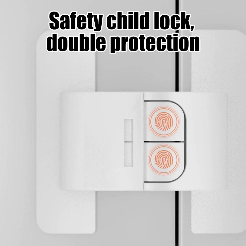 Kids Safety Cabinet Lock Drawer Door Lock For Baby Child Infant Anti-Pinching Hand Security Protection Safety Refrigerator Lock