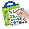 Educational Jelly Sticker Books Reusable Scene Quiet Stickers  Early Education Gifts