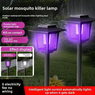 Solar-powered Mosquito-killing Light, Outdoor Courtyard Mosquito-killing Lamp, Outdoor Mosquito-killing Lamp, Insecticidal Lamp