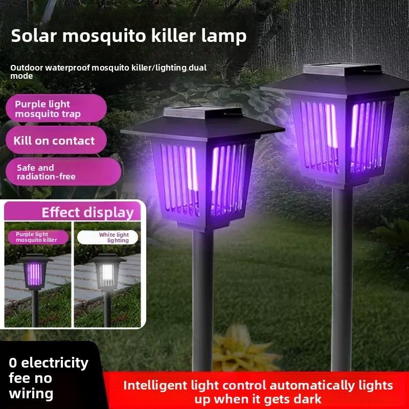 Solar-powered Mosquito-killing Light, Outdoor Courtyard Mosquito-killing Lamp, Outdoor Mosquito-killing Lamp, Insecticidal Lamp