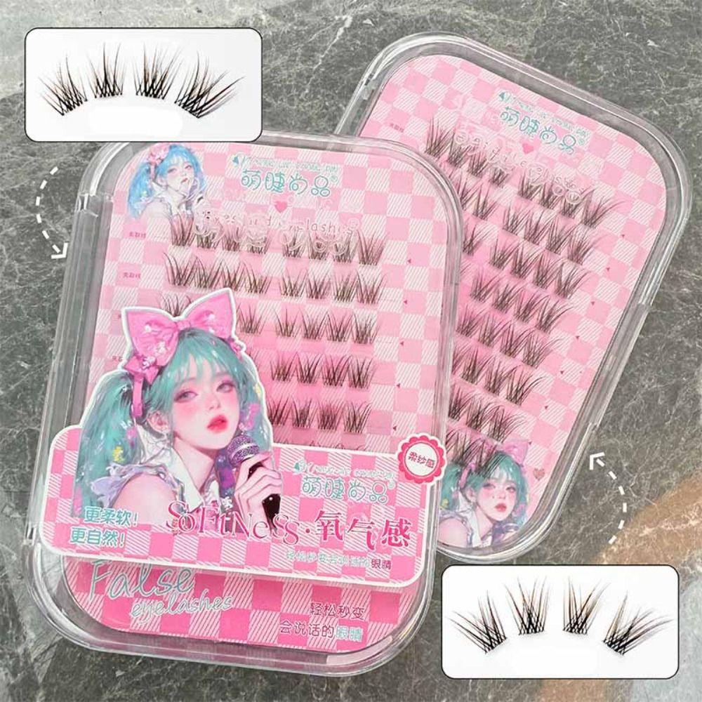 Sweet Adhesive False Eyelashes DIY Glue Free Fake Lashes  Grafting Lashes