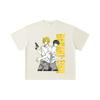 260 GSM Double Yarn 32 Count 100% Cotton Banana Fish V1 Print Unisex Heavy Cotton T Shirt… More
