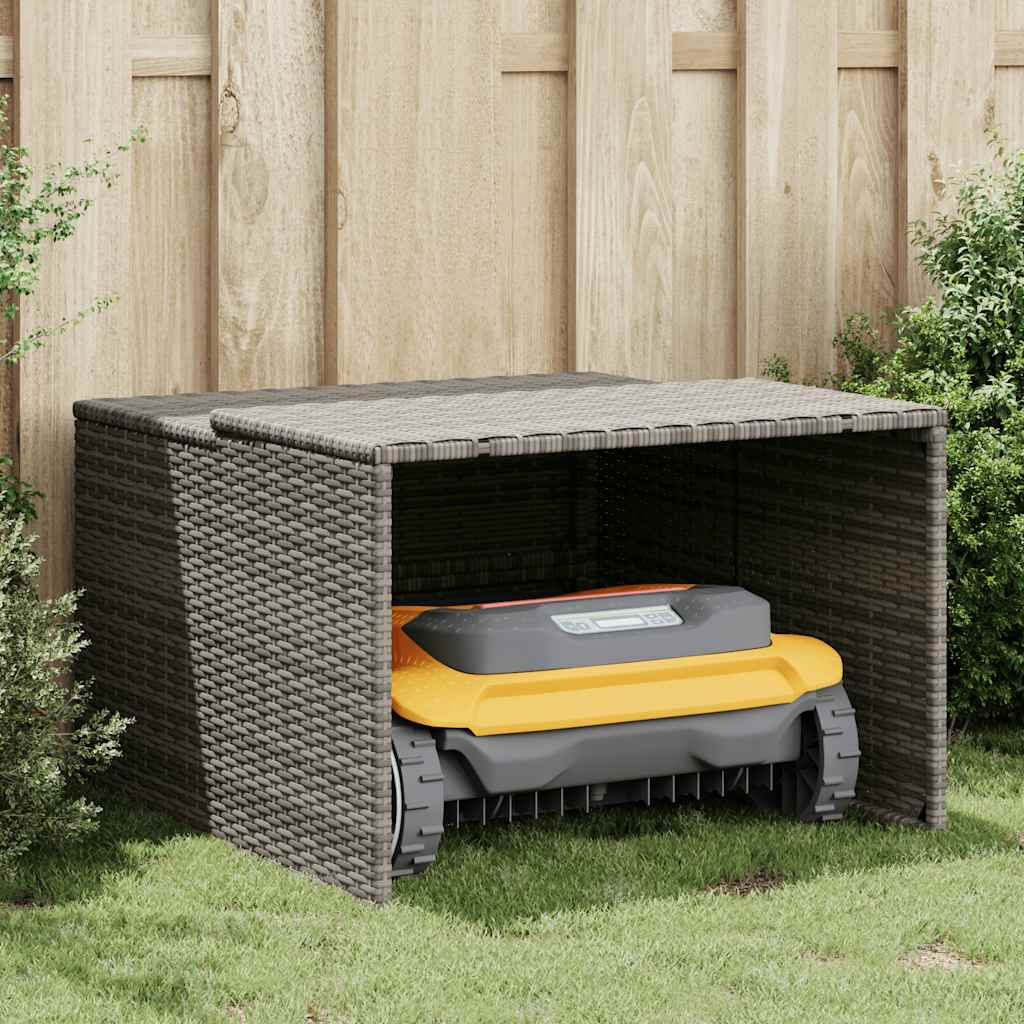 Vidaxl Robot Lawnmower Garage, Grey, 86X90X52/57 Cm