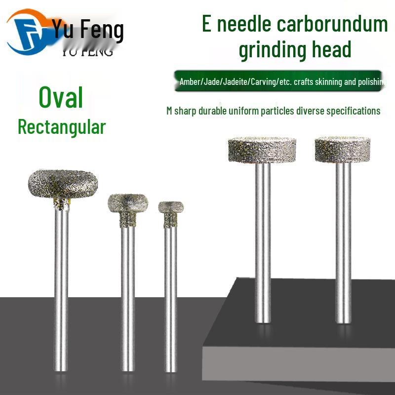 Right-Angle T-Shaped Emery Grinding Head for Jade Carving
