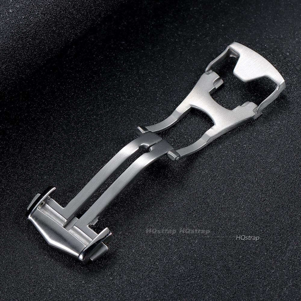 18mm 20mm Stainless Steel Watch Buckle Deployment Clasp Accessories Replacement Buckle for Omega Leather Nylon Watch Strap Clasp