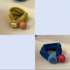 Korean-Style Seamless Elastic Hair Ties for Women - M-Shaped, Candy Colors, No-Damage, Perfect for Ponytails