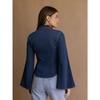 Women's European Fit Stretch Denim Jacket - Spring/Summer Bestseller in Blue