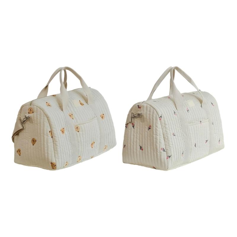 Multifunctional Mummy Bag Diaper Shoulder Bag Large Capacity for Baby Essential Stylish Modern Women Handbag