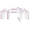VidaXL Tables gigognes 3 pcs Blanc Bois de pin massif 824979