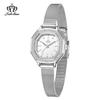 Fatelove 924 Diamond Bezel Quartz Watches for Women Steel Strap Waterproof Ladies Wristwatch Elegant Luxury Original Woman Watch