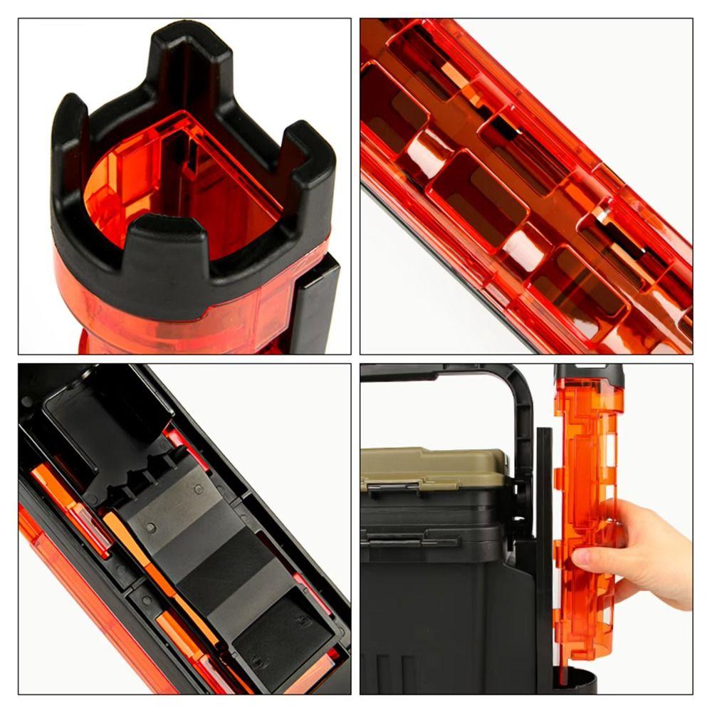 Plastic Fishing Box Rod Stand Durable Rod Holder Rod Display Bracket  Outdoor Accessories