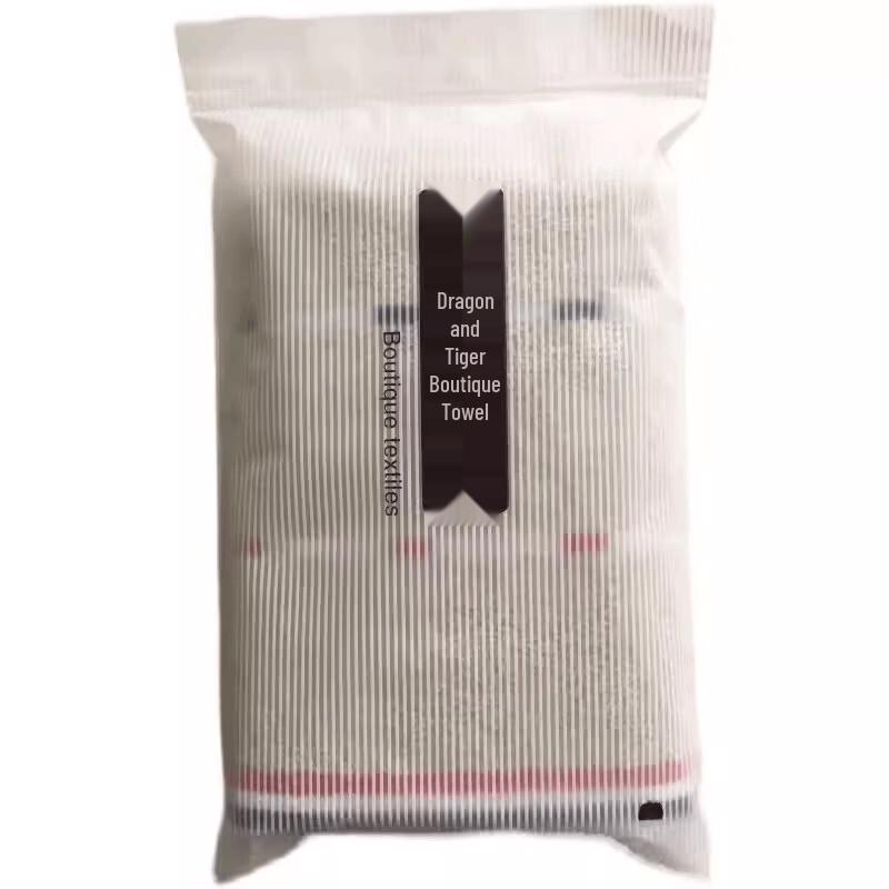 Longhu 100% Cotton Striped Soft Absorbent Towel