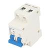 Circuit Breaker Mini 2P MCB DIN Rail Mount 6000A Breaking Capacity 400V 6A for Home Office