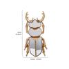 Golden Mirror Beetle Wall Decoration Resin Craftsmanship Centipede Insect Pendant Wall Decoration for Background Panel