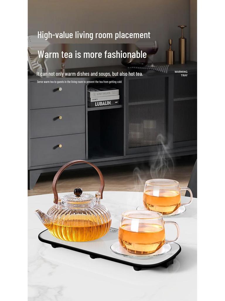 Multi-Functional Smart Warming Plate: Keeps Dishes, Milk & Food At a Constant Temperature