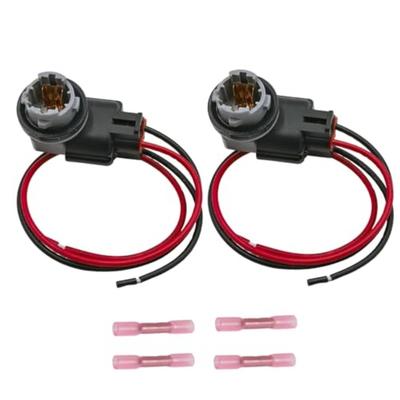 Rear Bumper Wiring Connector Socket Pigtail Harness As Shown Bumper Bulb Socket Replace Broken Part 2 Pieces Included