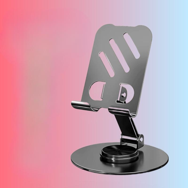 Support universel rotatif à 360 degrés pour téléphone et tablette, entièrement en métal, anti-stress
