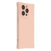 For iPhone 15 Pro Max Case Compatible with MagSafe Straight Edge TPU Phone Cover with Camera Lens Protector