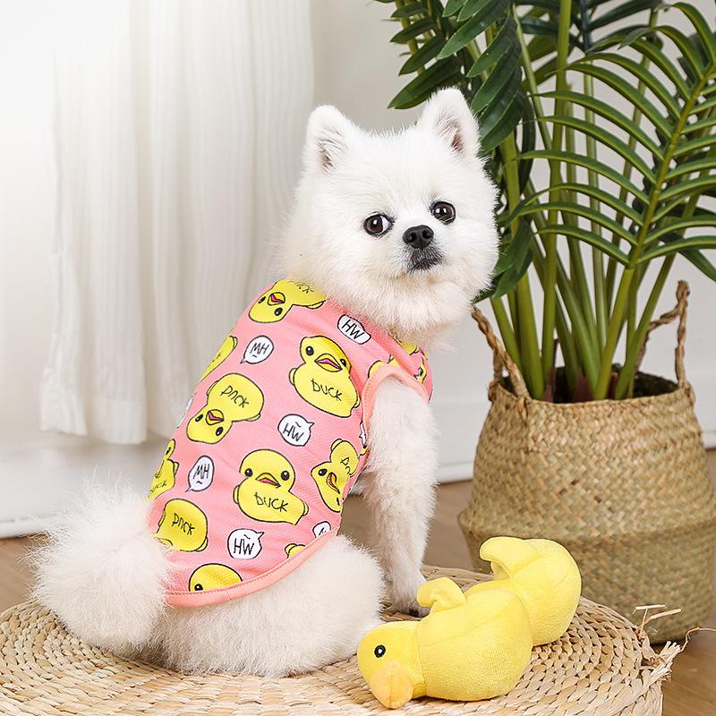 Dog Cat Puppy Kitten Pet Cartoon Spring Summer Autumn Cotton Clothes Clothing Vests Coats Jackets Shirt Dresses Costume