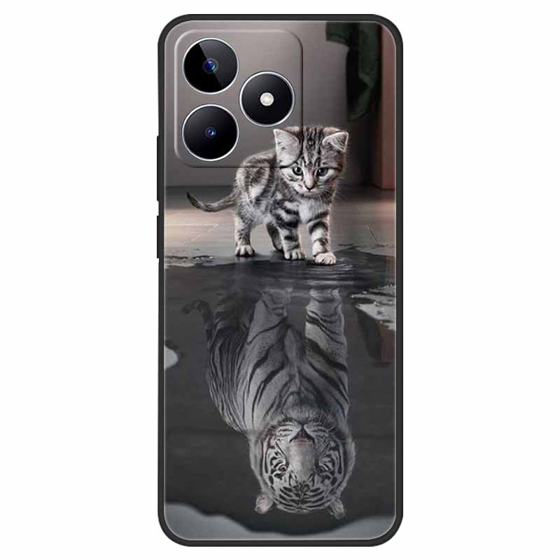 For Realme C53 Case Shockproof Soft silicone TPU Back Cover For OPPO Realme C53 4G Phone Cases Cartoon RealmeC53 C 53 2023