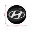 4pcs 56mm Aluminum Alloy Car Wheel Center Decal Hub Sticker For Hyundai Tucson Solaris I30 Creta Ix35 I40 Veloster Santafe