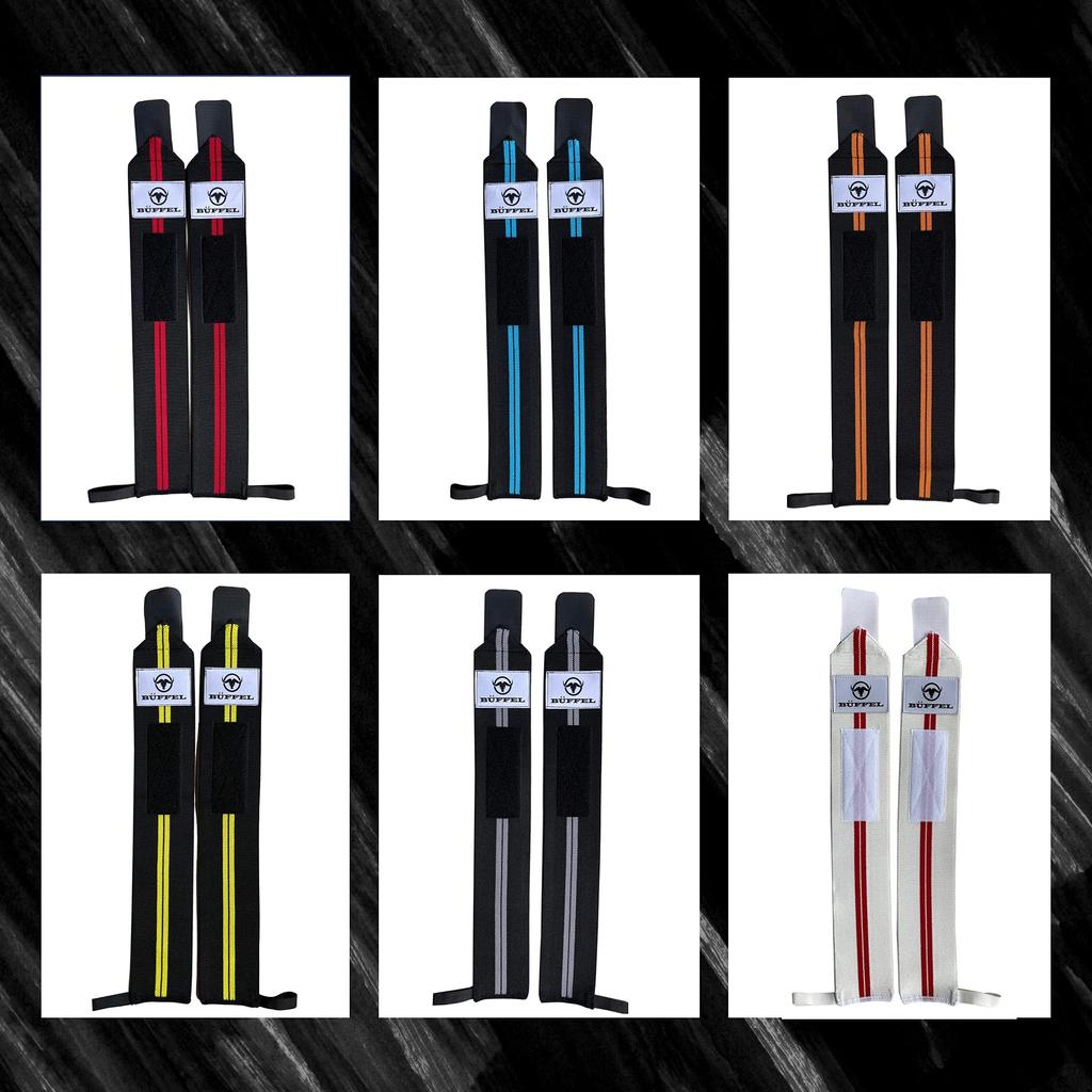 Wrist Wrap Wrist Supporter Weight Training Set of 2 60cm X 8cm Muscle Wrist Wrist Weight Weight BÜFFEL Training, Strap, Fixation, Training, Fixation,