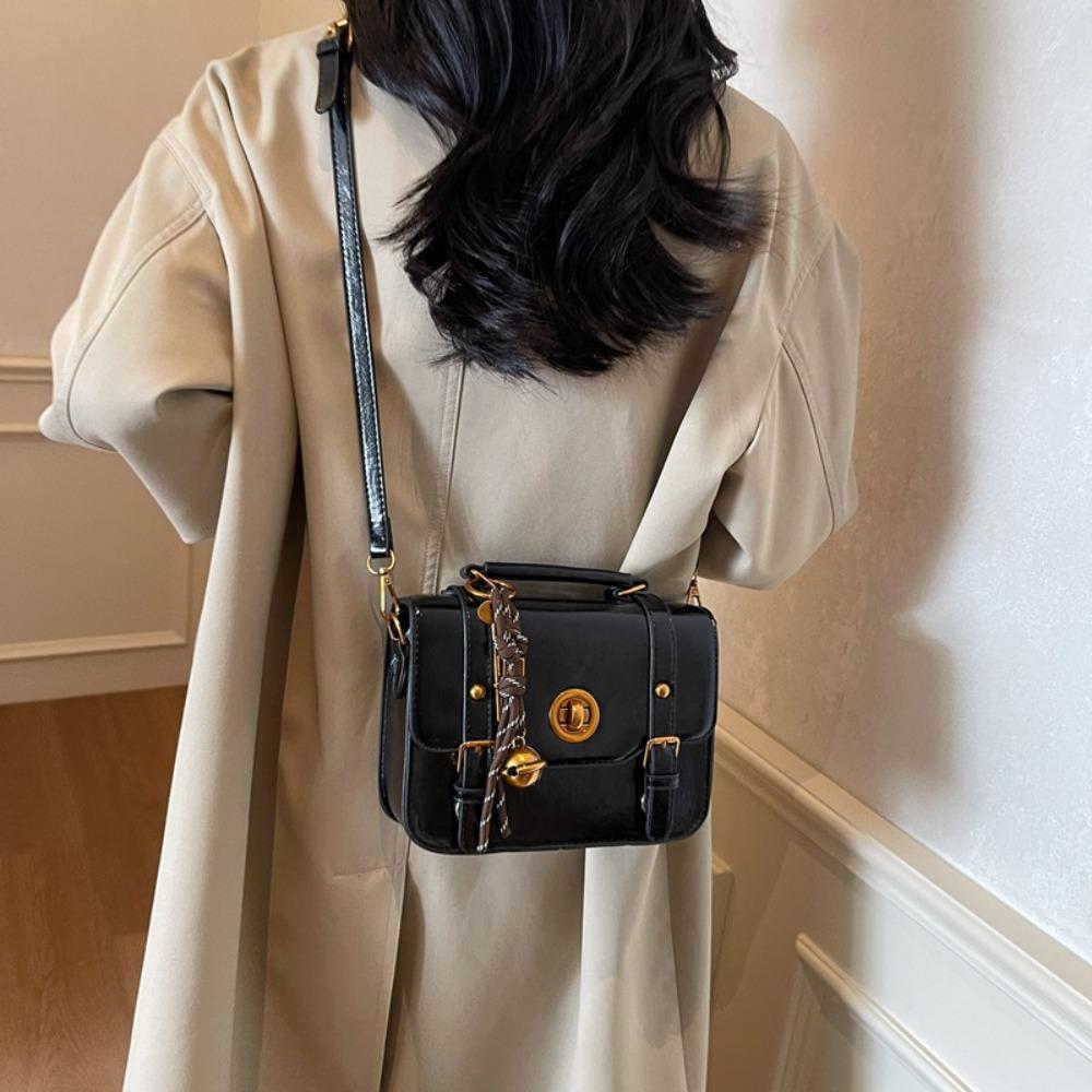Niche High-end Design Handbag Bag Women's Versatile Trend Small Square Bag Retro Shoulder Messenger Bag
