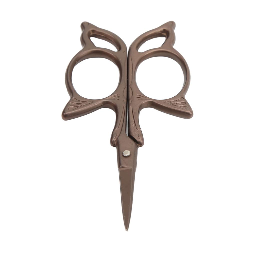 Butterfly Scissors Vintage European Style Bronze Stainless Steel Exquisite Mini Butterfly