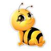 Lovely Little Bee Sticker On The Car Vinyl Decal Waterproof Decoration for Rear Window Car Stickers