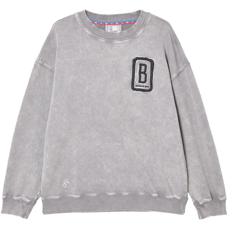 Текстурированный свитшот Jack & Jones NBA Brooklyn Nets XS