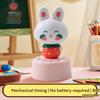 Colorful Giraffe Kitchen Timer,Rotating Desk Clock with Playful Cartoon Design, Ideal Birthday Gift, Plastic Material, No Electricity Needed
