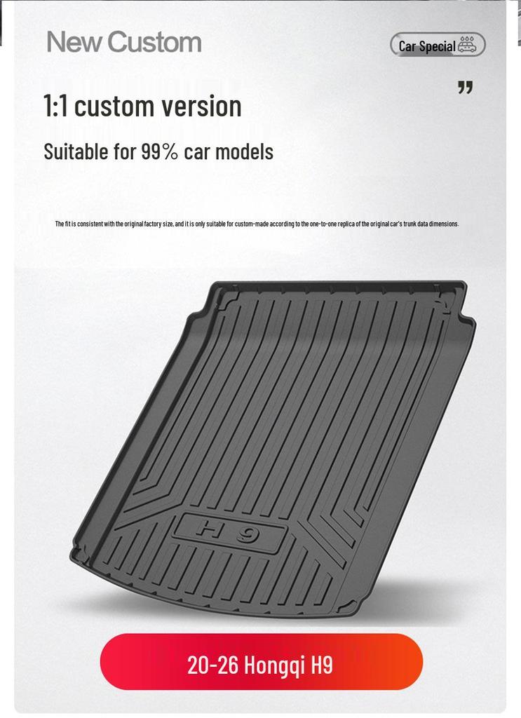 Hongqi H9 Trunk Mat: Custom Interior Car Decoration & Accessories