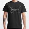 Feynman Diagram  Electron Positron Scattering Gitf T Shirt for Men Quantum Mechanics Graphic Cl