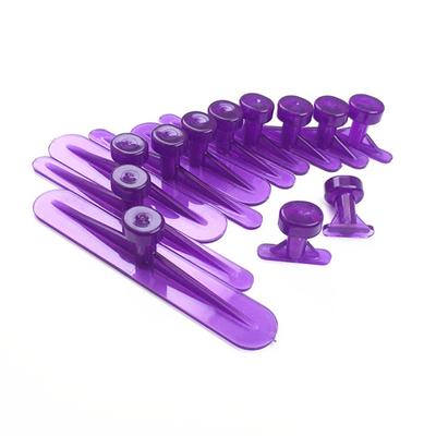 12Pcs Paintles Dent Removal Puller Tabs Multiple Sizes Sheet Metal Hail Pit Remover Glue Tabs Versatile Dent Repairing Tool
