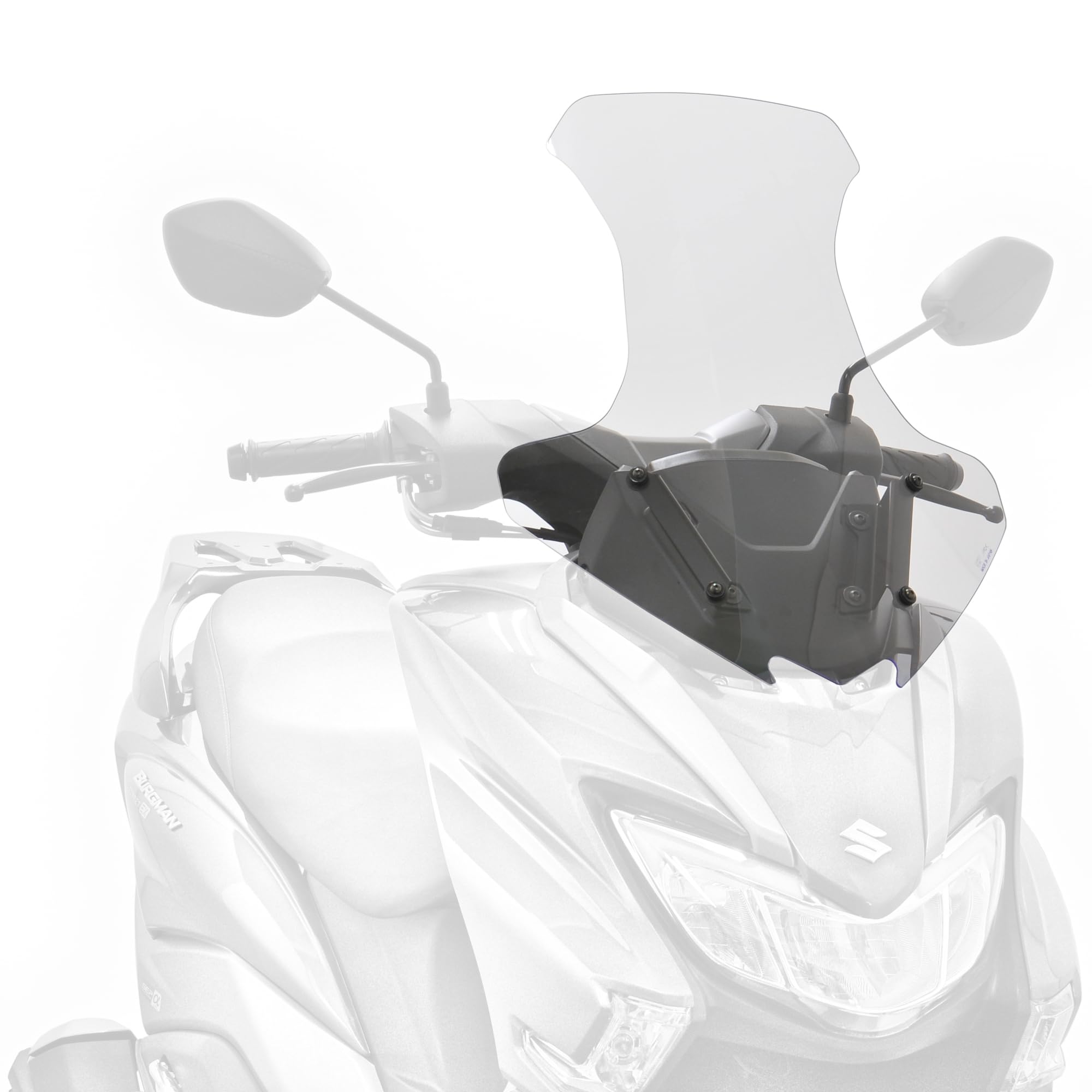 

Asahi Windshield Middle for Suzuki Burgman Street 125EX (AF ASAHI) Windscreen, Clear, (8BJ-EA23M) BU-13