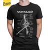 Men's Voyager Program Interstellar Spaceship T Shirt Sci Fi 100% Cotton Clothing Short Sleeve O Neck Tee Shirt Summer T-Shirt